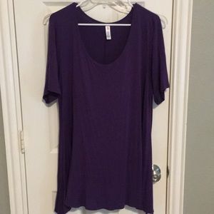 Purple Perfect tee by LulaRoe